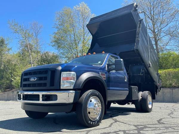 08 Ford F550 XL Dump Truck High Sides Lift Gate Diesel 119K SK: 13939 for sale in Boston, MA – photo 6