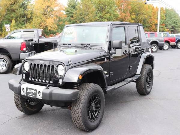 2014 Jeep Wrangler Unlimited SAHARA BRAND NEW TOP AFTERMARKET WHEELS... for sale in Plaistow, ME – photo 2