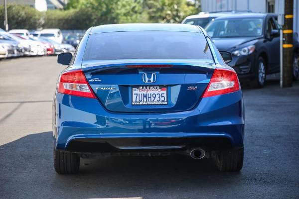 2013 Honda Civic Cpe Si coupe Dyno Blue Pearl - - by for sale in Sacramento , CA – photo 5
