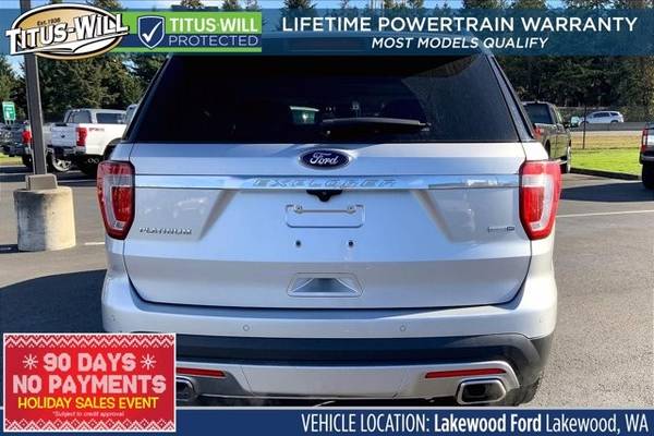 2016 Ford Explorer 4x4 4WD Platinum SUV - cars & trucks - by dealer... for sale in Lakewood, WA – photo 3