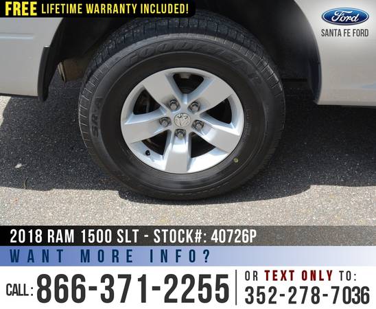 2018 Ram 1500 SLT 4WD *** Bedliner - Backup Camera - SIRIUS *** -... for sale in Alachua, FL – photo 8