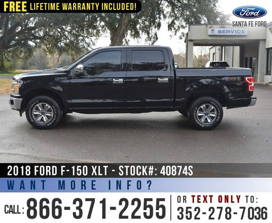 2018 FORD F-150 XLT 4X4 Leather, Backup Camera, F150 4WD for sale in Alachua, FL – photo 4