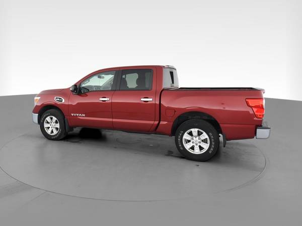 2017 Nissan Titan Crew Cab SV Pickup 4D 5 1/2 ft pickup Red -... for sale in Harrison Township, MI – photo 6