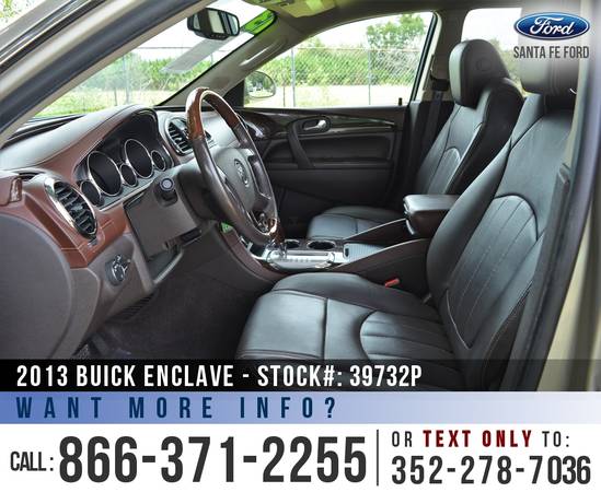 2013 BUICK ENCLAVE SUV *** Remote Start, Homelink, Leather Seats *** for sale in Alachua, FL – photo 13