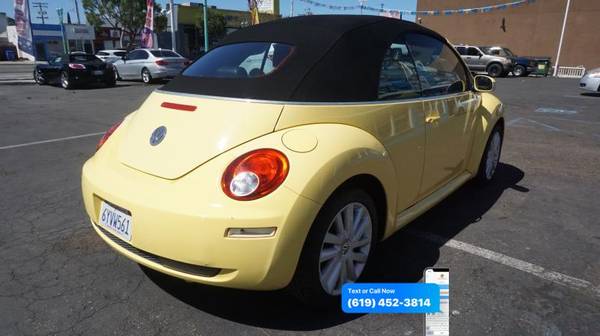 2008 Volkswagen New Beetle Convertible SE PZEV 2dr Convertible 6A for sale in San Diego, CA – photo 3