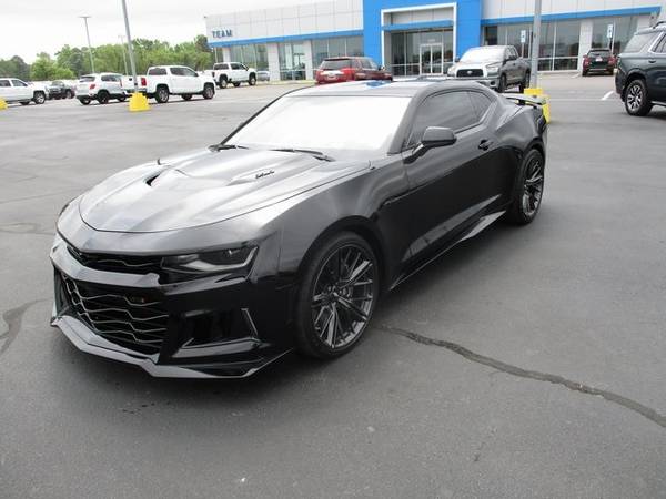 2018 Chevy Chevrolet Camaro ZL1 coupe Black - - by for sale in Goldsboro, NC – photo 3