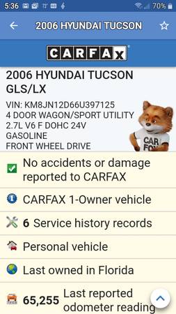 2006 Hyundai Tucson GLS; 1 Owner / 65 K. Mi. / Loaded !! - cars &... for sale in Conyers, GA – photo 21