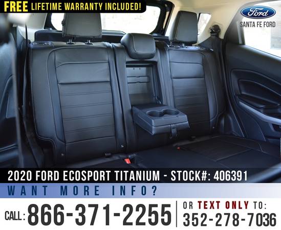 *** 2020 FORD ECOSPORT TITANIUM *** SAVE Over $5,000 off MSRP! -... for sale in Alachua, FL – photo 20