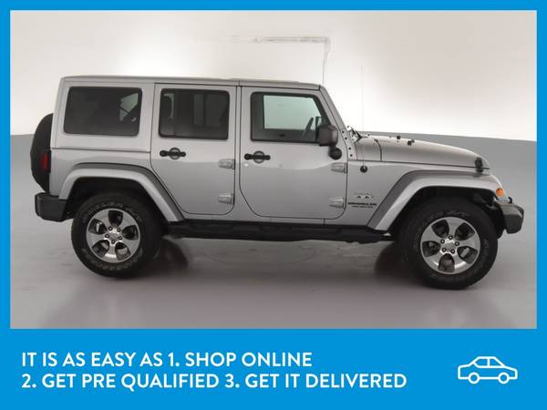 2017 Jeep Wrangler Unlimited Sahara Sport Utility 4D suv Silver for sale in Easton, PA – photo 10