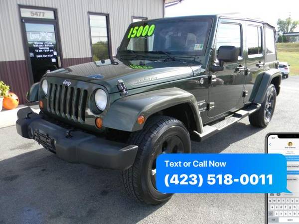 2007 Jeep Wrangler Unlimited Sahara 4WD - EZ FINANCING AVAILABLE! for sale in Piney Flats, TN – photo 2