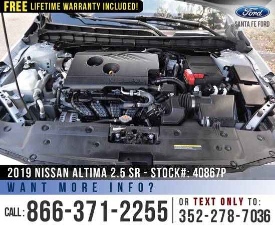2019 NISSAN ALTIMA 2 5 SR Sirius, Leather, Bluetooth - cars for sale in Alachua, FL – photo 18