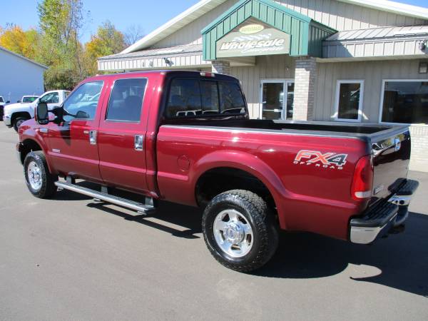 2006 ford f250 f-250 diesel lariat out state crew short box 4x4 4wd... for sale in Forest Lake, WI – photo 2