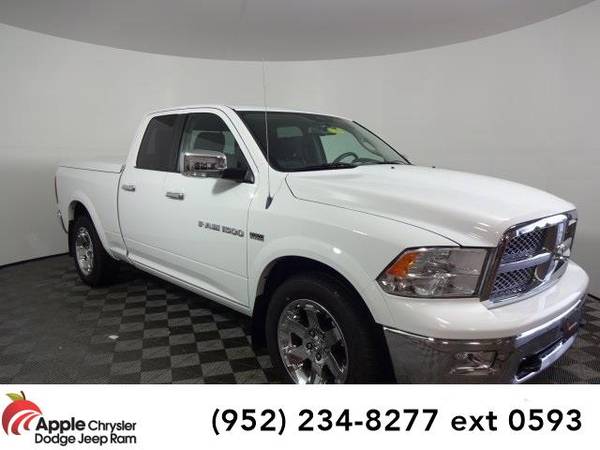 2012 Ram 1500 truck Laramie (Bright White Clearcoat) for sale in Shakopee, MN