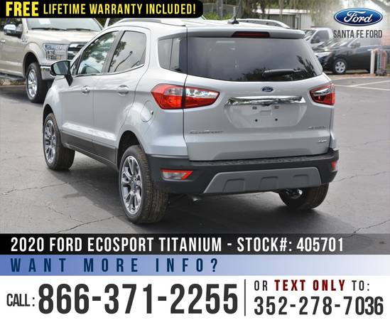 2020 FORD ECOSPORT TITANIUM 7, 000 off MSRP! for sale in Alachua, FL – photo 5