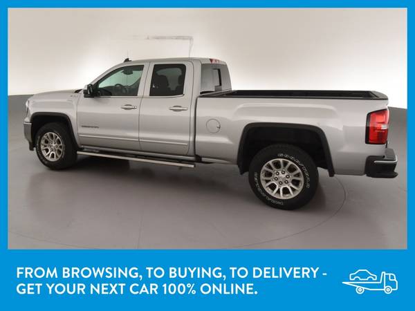 2016 GMC Sierra 1500 Double Cab SLE Pickup 4D 6 1/2 ft pickup Silver for sale in Revere, MA – photo 5