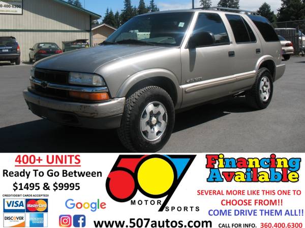 2002 Chevrolet Blazer 4dr 4WD LS - - by dealer for sale in Roy, WA – photo 2