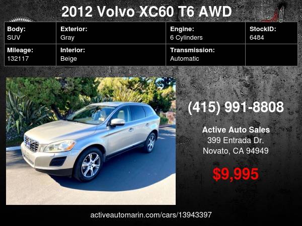 2012 Volvo XC60 AWD, Loaded! Well Maintained 2 Owner SUV! SALE for sale in Novato, CA – photo 18