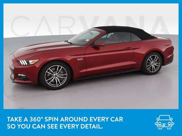 2017 Ford Mustang GT Premium Convertible 2D Convertible Red for sale in QUINCY, MA – photo 3