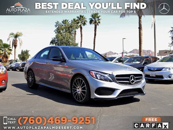2016 Mercedes-Benz C 300 Sport 687/mo - - by dealer for sale in Palm Desert , CA – photo 3