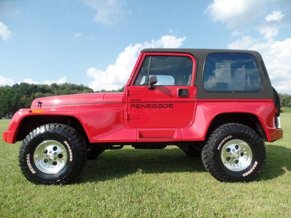 1992 *Jeep* *Wrangler* *2dr Renegade* Red for sale in Johnstown , PA – photo 8