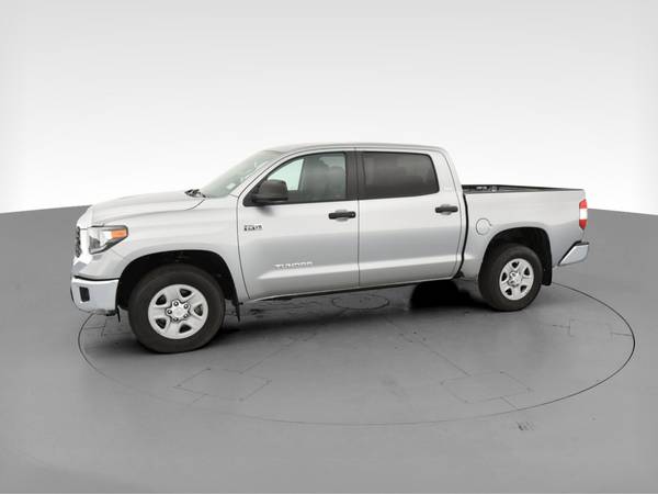2019 Toyota Tundra CrewMax SR5 Pickup 4D 5 1/2 ft pickup Silver - -... for sale in Jacksonville, NC – photo 4