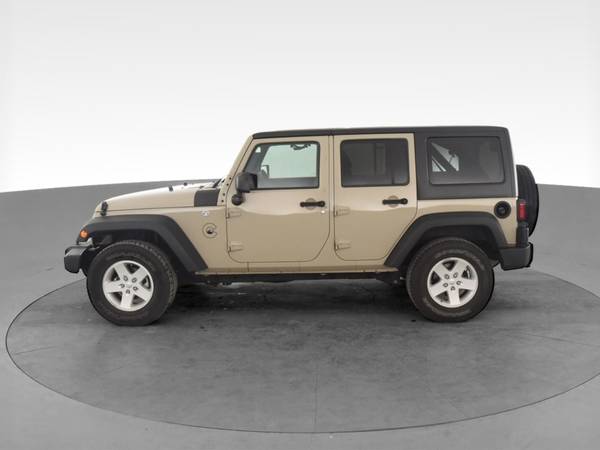 2017 Jeep Wrangler Unlimited Sport S Sport Utility 4D suv Beige - -... for sale in Beaumont, TX – photo 5
