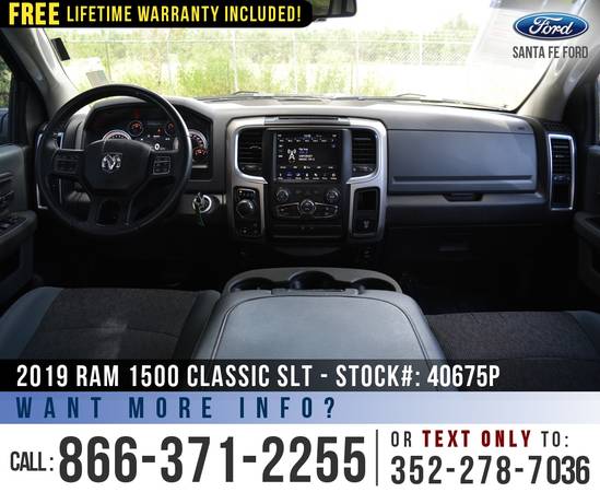 *** 2019 RAM 1500 CLASSIC SLT *** Camera - Flex Fuel - Bluetooth -... for sale in Alachua, GA – photo 14