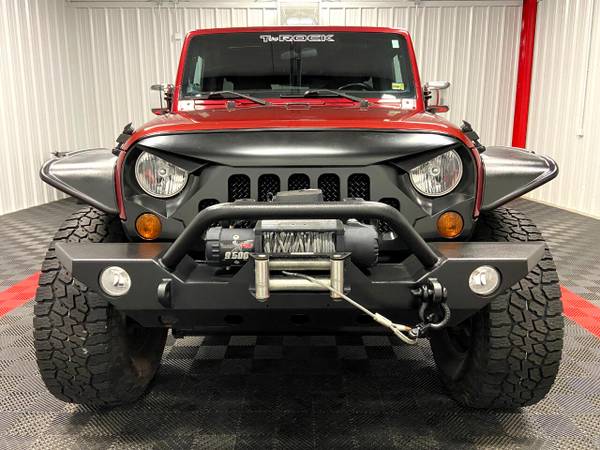 2011 Jeep Wrangler Unlimited Custom Lifted Sport 4x4 suv Maroon for sale in Branson West, AR – photo 13