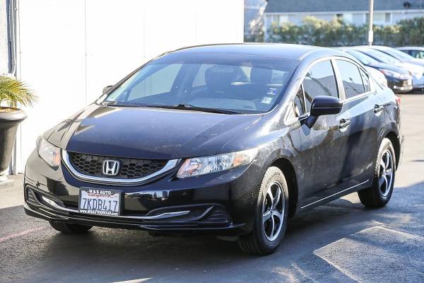 2015 Honda Civic Sedan SE sedan Crystal Black Pearl for sale in Sacramento , CA – photo 3