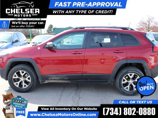 300/mo - 2016 Jeep Cherokee Trailhawk 4WD! 4 WD! 4-WD! - Easy for sale in Chelsea, MI – photo 6