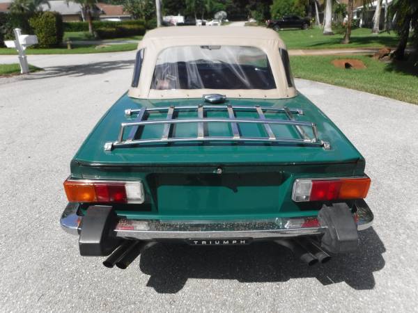 1976 TRIUMPH TR6 RARE AND NICE - cars & trucks - by dealer - vehicle... for sale in Naples, FL – photo 9