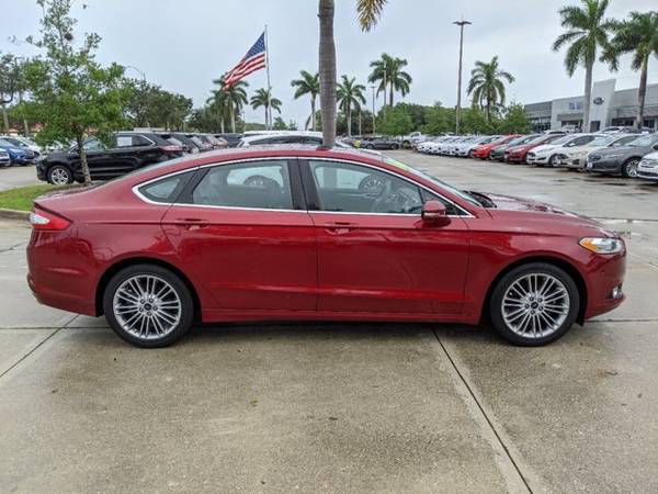 2016 Ford Fusion Ruby Red Metallic Tinted Clearcoat - cars & trucks... for sale in Naples, FL – photo 3
