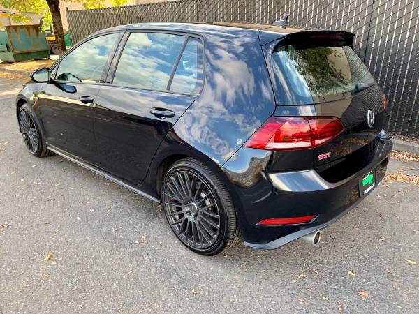 Black 2019 Volkswagen GTI Leather with warranty - cars & trucks - by... for sale in Olympia, WA – photo 4