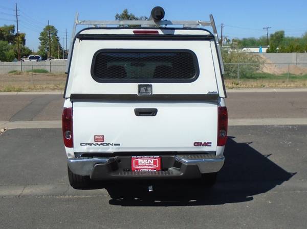 2007 GMC CANYON WORK TRUCK W/ UTILITY SHELL LADDER RACK for sale in phoenix, NM – photo 4