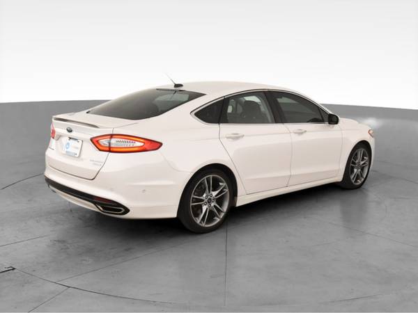 2013 Ford Fusion Titanium Sedan 4D sedan White - FINANCE ONLINE -... for sale in Bakersfield, CA – photo 11