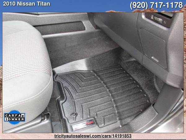 2010 NISSAN TITAN SE 4X4 4DR CREW CAB SWB PICKUP Family owned since for sale in MENASHA, WI – photo 23