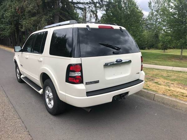 2007 Ford Explorer 4x4 Limited 4dr SUV *CLEAN TITLE (White) for sale in Milwaukie, OR – photo 5