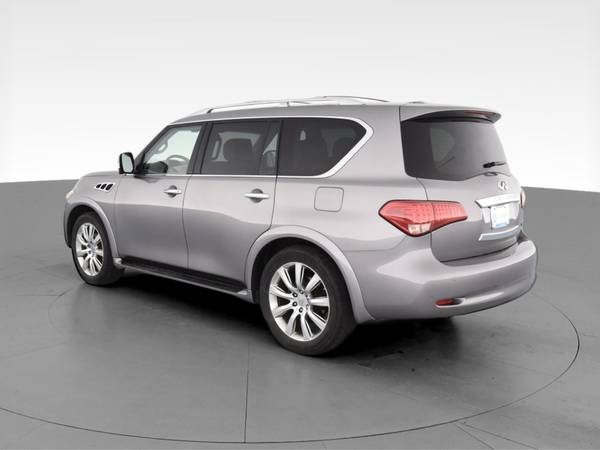 2012 INFINITI QX QX56 Sport Utility 4D suv Silver - FINANCE ONLINE -... for sale in Washington, District Of Columbia – photo 7