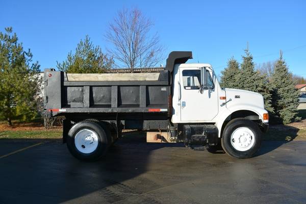 1999 International 4900 DT466 Dump Truck - cars & trucks - by dealer... for sale in Crystal Lake, IL – photo 2