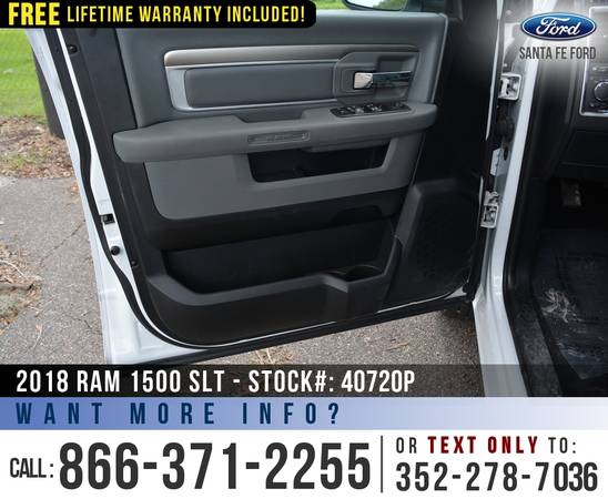 *** 2018 RAM 1500 SLT 4WD *** SiriusXM - Camera - Tinted Windows -... for sale in Alachua, GA – photo 10