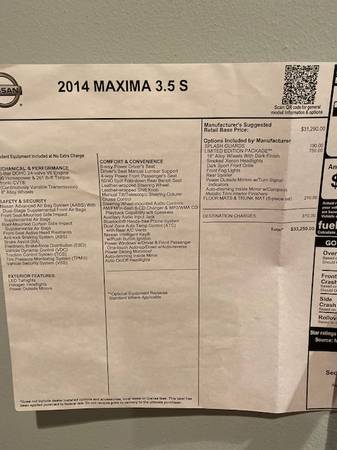 2014 Nissan Maxima - only 51k miles! for sale in Saint Paul, MN – photo 20