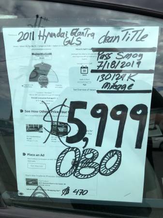 2011 Hyundai Elentra GLS for sale in El Cajon, CA – photo 4