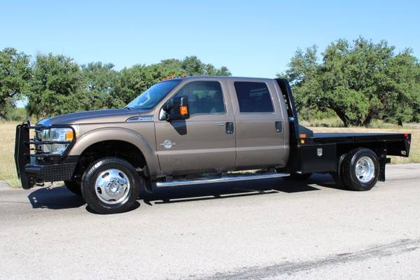 MUST SEE! 2015 FORD F350 DRW POWER STROKE! 4X4! CM FLATBED! LOW MILES! for sale in Temple, ND – photo 4
