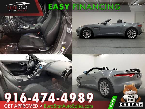 2015 JAGUAR F TYPE F-TYPE V6 CONVERTIBLE / FINANCING AVAILABLE!!! for sale in Rancho Cordova, CA – photo 4