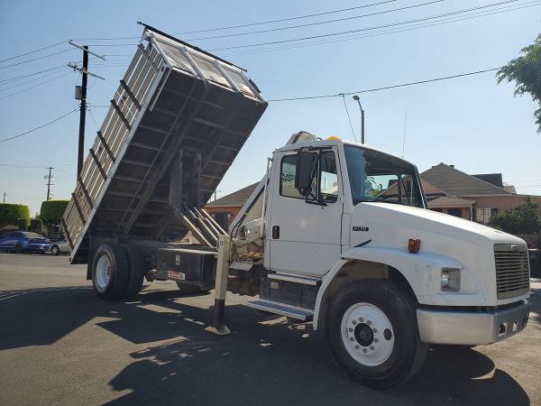 2000 FREIGHTLINER FL70 KNUCKLE BOOM/DUMP TRUCK - cars & trucks - by... for sale in Los Angeles, CA – photo 22