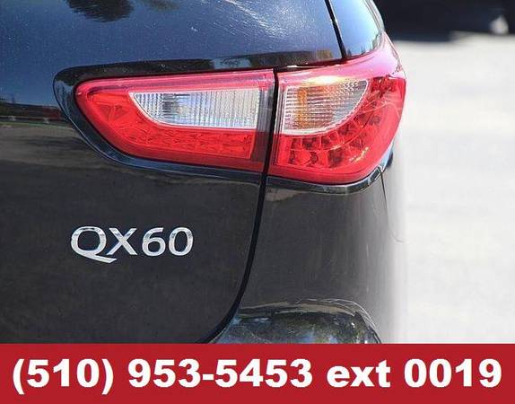 2015 Infiniti QX60 SUV 3 5 Sport Utility 4D - Infiniti Black for sale in Berkeley, CA – photo 8