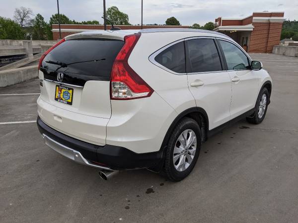 2014 Honda CRV EX L 4dr SUV suv White Diamond Pearl for sale in Fayetteville, AR – photo 3