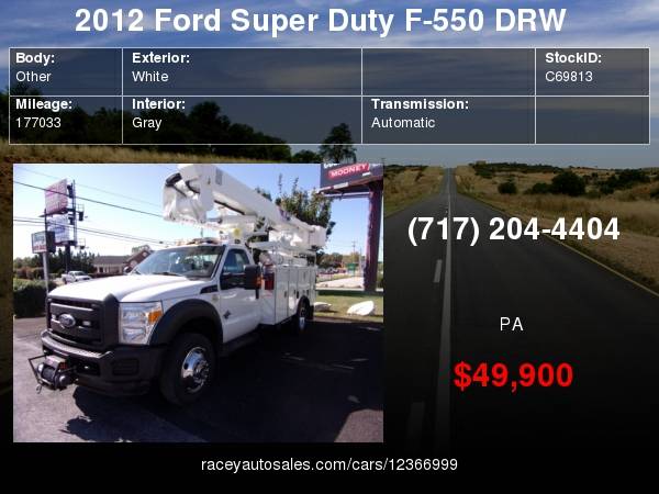 2012 Ford F-550SD 4WD 42Ft Terex Boom Inspected for sale in Columbus, OH – photo 24