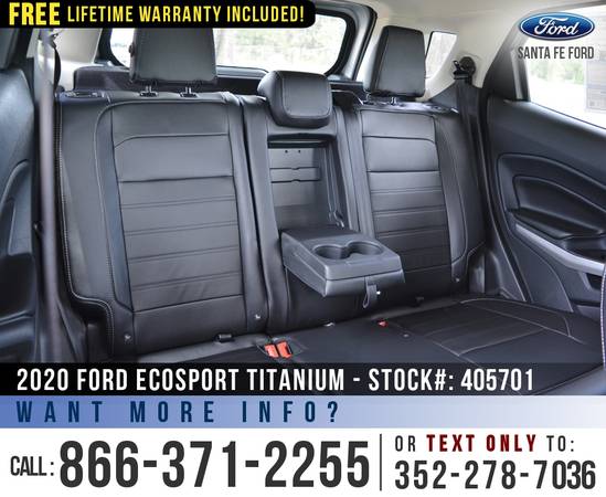 2020 FORD ECOSPORT TITANIUM SAVE Over 7, 000 off MSRP! for sale in Alachua, FL – photo 16