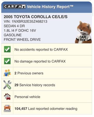 2005 Toyota Corolla S for sale in milwaukee, WI – photo 6